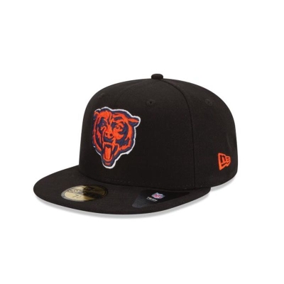 Chicago Bears Gorra | New Era NFL 59fifty Fitted Cap Mexico - Negros